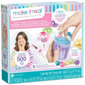 11-Piece-Make-It-Real-Party-Nails-Glitter-Nail-Studio-Kit on sale