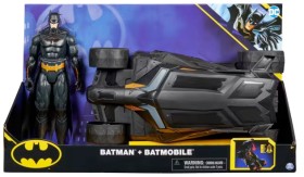30cm+Bat-Tech+Batman+Plus+Batmobile+Set