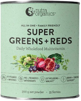 Nutra+Organics+Super+Greens+%2B+Reds+Powder+300g