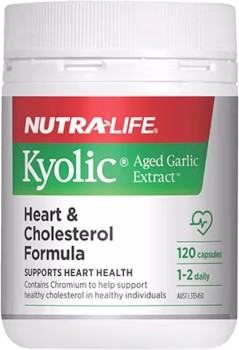Nutra-Life+Kyolic+Aged+Garlic+Extract+Heart+%26amp%3B+Cholesterol+120+Capsules