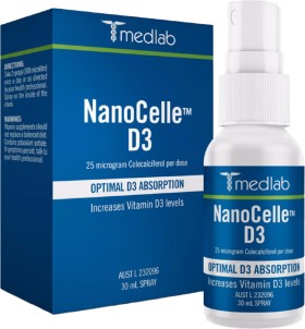Medlab-NanoCelle-D3-30ml on sale