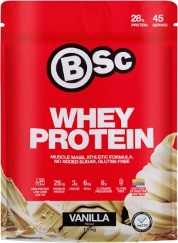 Bsc-Body-Science-Whey-Protein-Powder-Vanilla-18kg on sale