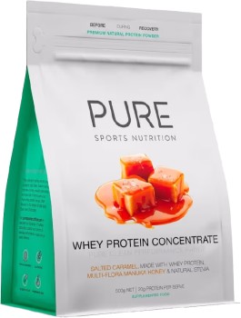 Pure+Sports+Nutrition+Whey+Protein+Concentrate+Salted+Caramel+500g