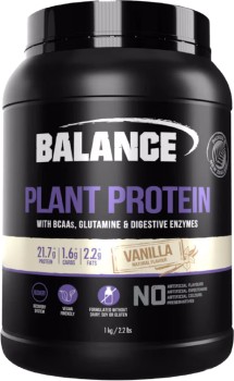 Balance-Plant-Protein-Powder-Vanilla-1kg on sale