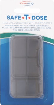 Surgipack+Safe-T-Dose+Travel+Case+%26amp%3B+Tablet+Cutter