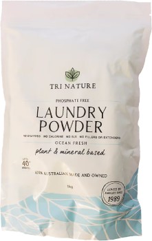 Tri-Nature-Laundry-Powder-Ocean-Fresh-1kg on sale