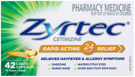 Zyrtec+Rapid+Acting+Hayfever+%26amp%3B+Allergy+Relief+42+Liquid+Capsules