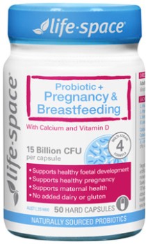 Life-Space+Probiotic+%2B+Pregnancy+%26amp%3B+Breastfeeding+50+Capsules