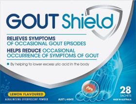 Gout+Shield+Lemon+Flavoured+28+Sachets