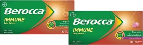 Berocca-Immune-Daily-Defence-Orange-or-Blackcurrant-Flavour-30-Effervescent-Tablets on sale