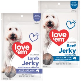 Loveem-Jerky-Dog-Treats-200g on sale