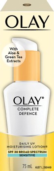 Olay-Complete-Defence-Daily-UV-Moisturising-Lotion-Sensitive-SPF30-75mL on sale
