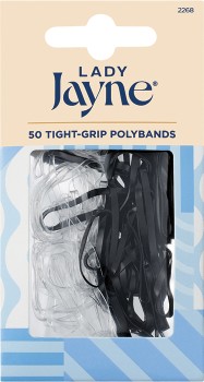 Lady-Jayne-Snagless-Elastics-Black-50-Pack on sale