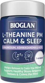 Bioglan-L-Theanine-PM-Calm-Sleep-50-Capsules on sale