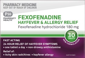 Pharmacy-Health-Fexofenadine-Hayfever-Allergy-Relief-30-Tablets on sale