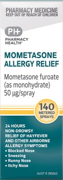 Pharmacy+Health+Mometasone+Allergy+Relief+140+Metered+Sprays