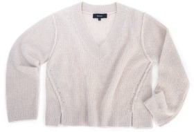 Basque-V-Neck-Knit on sale
