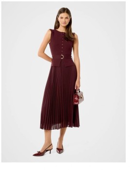 Forever-New-Lelani-Pleat-Hem-Midi-Dress-Shiraz on sale