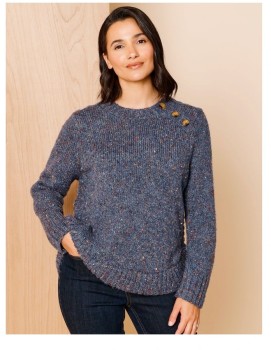 Regatta-Petites-Button-Neck-Jumper on sale