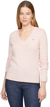 Tommy-Hilfiger-Womens-Knitwear-Pink on sale