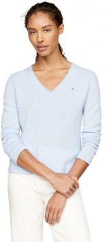 Tommy-Hilfiger-Womens-Knitwear-Blue on sale
