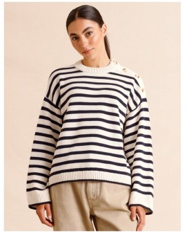 Piper-Button-Shoulder-Knit on sale