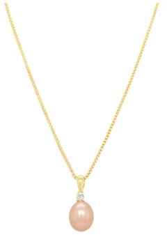 Pure-Elements-Natural-Rose-Pearl-Pendant on sale