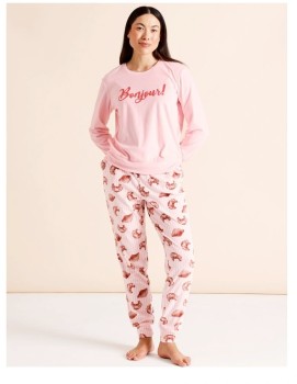 Soho-Cosy-Fleece-PJ-Set on sale
