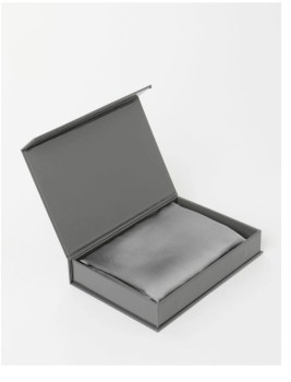 Heritage-Luxe-Silk-Pillowcases-Charcoal on sale