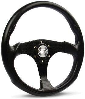 SAAS-Octane-Black-Poly-Steering-Wheel on sale