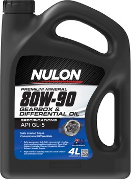 Nulon-Premium-Mineral-80W-90-Gearbox-Differential-Oil-4L on sale
