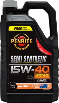 Penrite-Semi-Synthetic-15W-40-5L on sale