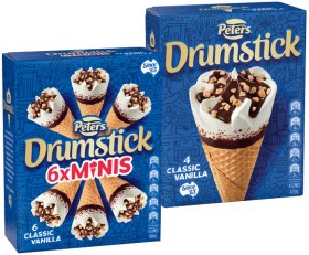 Peters+Drumstick+4+Pack+or+Minis+6+Pack+Selected+Varieties