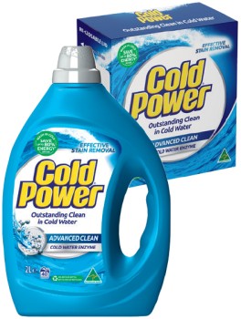 Cold-Power-Laundry-Liquid-2-Litre-Powder-2kg-or-Capsules-26-Pack-Selected-Varieties on sale