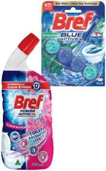 Bref-Rim-Block-Toilet-Cleaner-4250g-or-Gel-600700mL-Selected-Varieties on sale