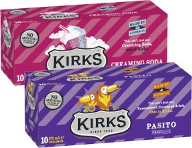 Kirks+Soft+Drink+10x375mL