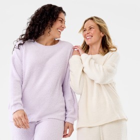 Long-Sleeve-Plush-Fleece-Top on sale
