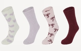 2-Pack-Plush-Home-Socks on sale
