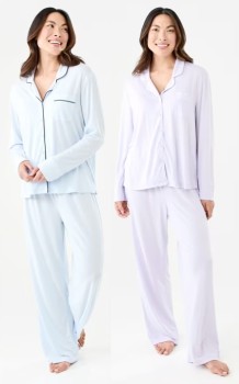 Long-Sleeve-Top-and-Pants-Comfort-Pyjama-Set on sale