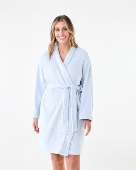 Short-Coral-Fleece-Gown on sale