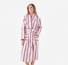 Striped-Fleece-Gown on sale