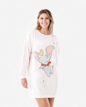 Dumbo-License-Long-Sleeve-Fleece-Nightie on sale