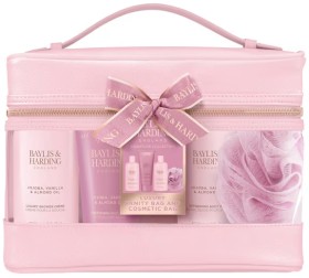 Baylis-Harding-5-Piece-Signature-Collection-Vanity-Bag-and-Cosmetic-Bag-Gift-Set-Jojoba-Vanilla-and-Almond-Oil on sale