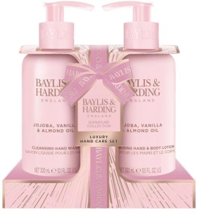 Baylis-Harding-Signature-Collection-Luxury-Hand-Care-Set-Jojoba-Vanilla-and-Almond-Oil on sale