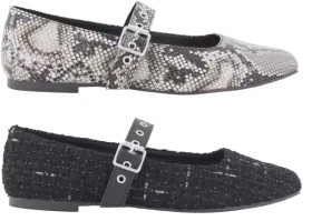 Eyelet-Strap-Ballet-Flats on sale