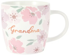 Grandma+Floral+Mug