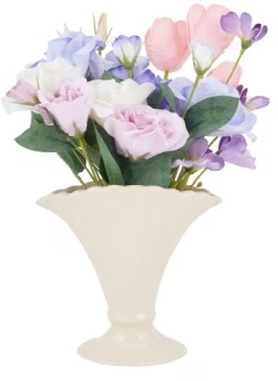 Artificial-Vintage-Florals-in-Vase on sale