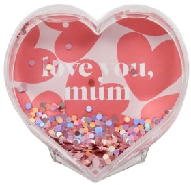 Mothers-Day-Glitter-Heart-Frame-Pink on sale