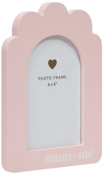 Mothers-Day-Scallop-Arch-Photo-Frame-6in-x-4in-Pink on sale
