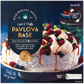 Woolworths-Large-Pavlova-Base on sale
